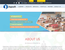 Tablet Screenshot of jupsoft.com